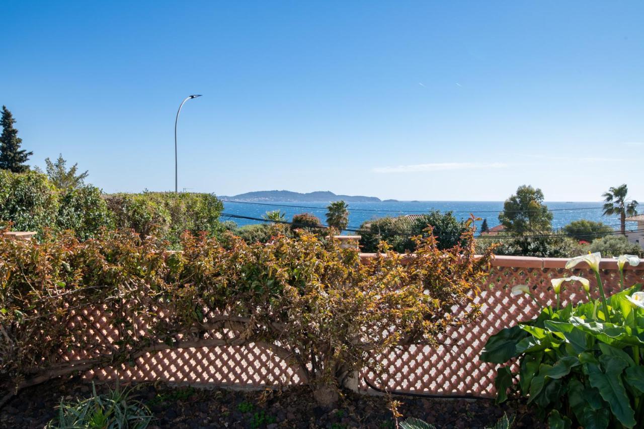 Face A La Mer Superbe Villa Terrasse Barbecue Le Pradet Carqueiranne Dış mekan fotoğraf