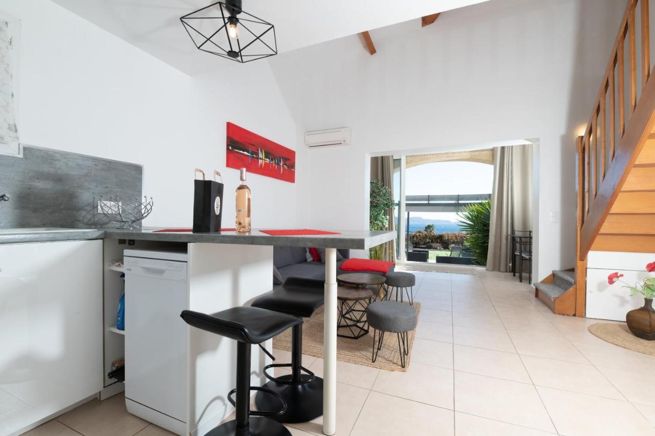 Face A La Mer Superbe Villa Terrasse Barbecue Le Pradet Carqueiranne Dış mekan fotoğraf